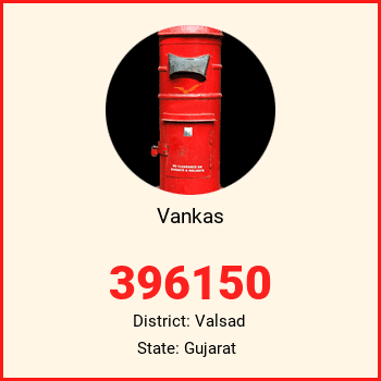Vankas pin code, district Valsad in Gujarat
