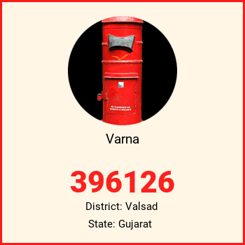 Varna pin code, district Valsad in Gujarat