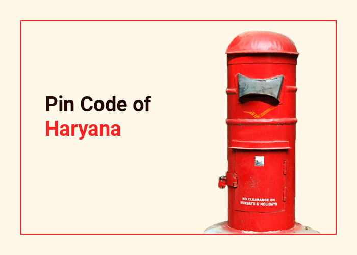 pin code of Haryana