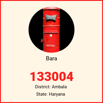 Bara pin code, district Ambala in Haryana
