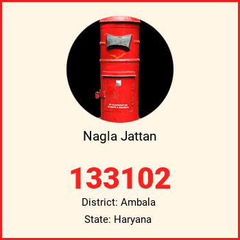 Nagla Jattan pin code, district Ambala in Haryana