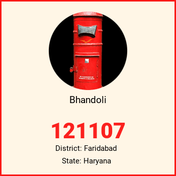 Bhandoli pin code, district Faridabad in Haryana