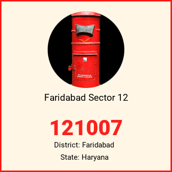 Faridabad Sector 12 pin code, district Faridabad in Haryana