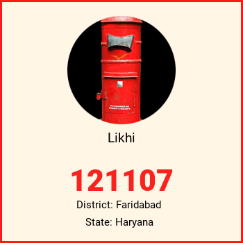 Likhi pin code, district Faridabad in Haryana