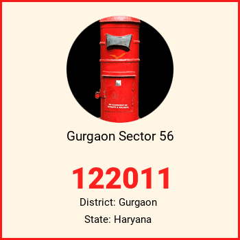 Gurgaon Sector 56 pin code, district Gurgaon in Haryana