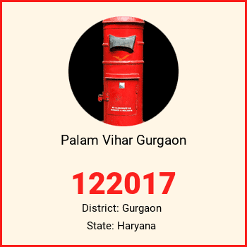Palam Vihar Gurgaon pin code, district Gurgaon in Haryana
