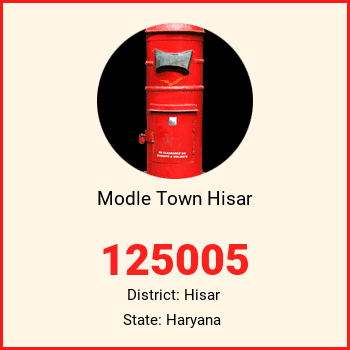 Modle Town Hisar pin code, district Hisar in Haryana