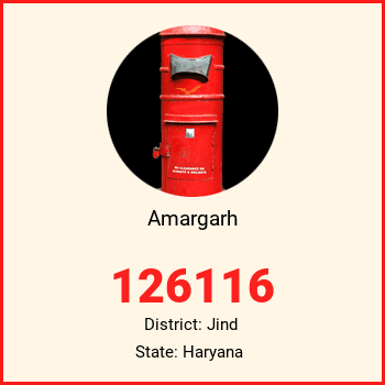 Amargarh pin code, district Jind in Haryana