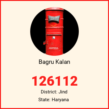 Bagru Kalan pin code, district Jind in Haryana