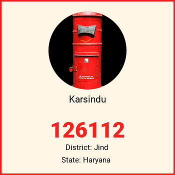 Karsindu pin code, district Jind in Haryana