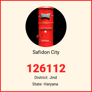 Safidon City pin code, district Jind in Haryana