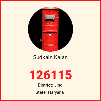 Sudkain Kalan pin code, district Jind in Haryana