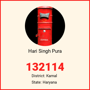 Hari Singh Pura pin code, district Karnal in Haryana