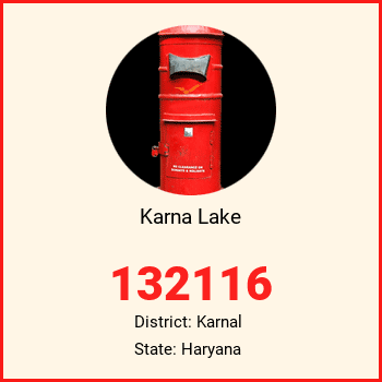 Karna Lake pin code, district Karnal in Haryana