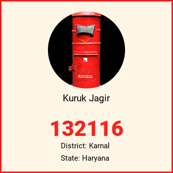 Kuruk Jagir pin code, district Karnal in Haryana
