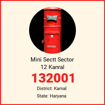 Mini Sectt Sector 12 Kanral pin code, district Karnal in Haryana