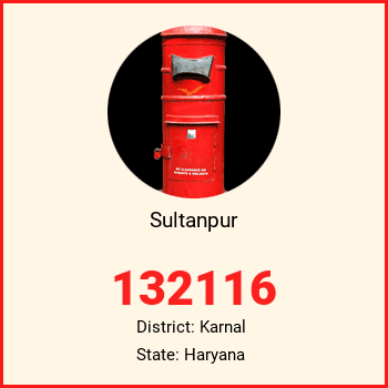 Sultanpur pin code, district Karnal in Haryana
