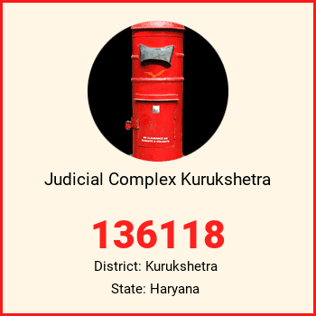 Judicial Complex Kurukshetra pin code, district Kurukshetra in Haryana