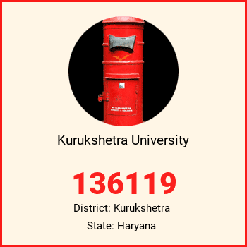 Kurukshetra University pin code, district Kurukshetra in Haryana