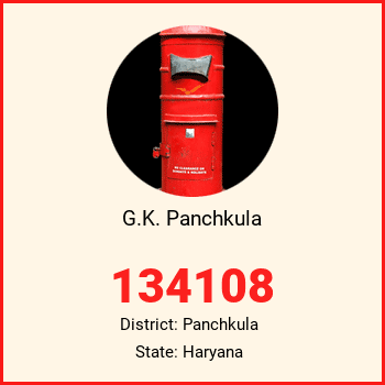 G.K. Panchkula pin code, district Panchkula in Haryana