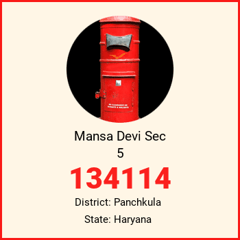 Mansa Devi Sec 5 pin code, district Panchkula in Haryana
