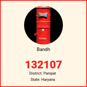 Bandh pin code, district Panipat in Haryana