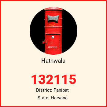 Hathwala pin code, district Panipat in Haryana