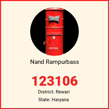 Nand Rampurbass pin code, district Rewari in Haryana