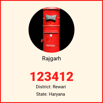 Rajgarh pin code, district Rewari in Haryana