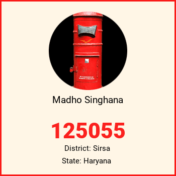 Madho Singhana pin code, district Sirsa in Haryana