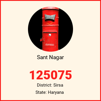 Sant Nagar pin code, district Sirsa in Haryana