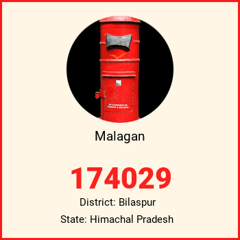 Malagan pin code, district Bilaspur in Himachal Pradesh