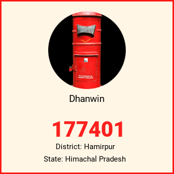 Dhanwin pin code, district Hamirpur in Himachal Pradesh