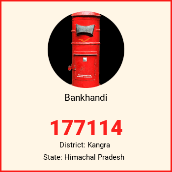 Bankhandi pin code, district Kangra in Himachal Pradesh