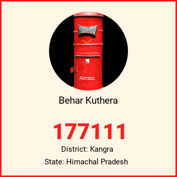 Behar Kuthera pin code, district Kangra in Himachal Pradesh