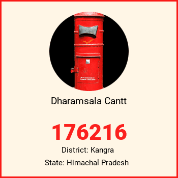 Dharamsala Cantt pin code, district Kangra in Himachal Pradesh