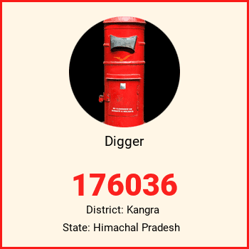 Digger pin code, district Kangra in Himachal Pradesh