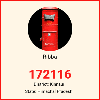 Ribba pin code, district Kinnaur in Himachal Pradesh