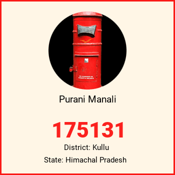 Purani Manali pin code, district Kullu in Himachal Pradesh