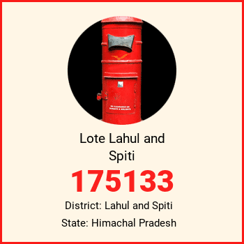 Lote Lahul and Spiti pin code, district Lahul and Spiti in Himachal Pradesh