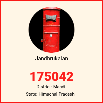 Jandhrukalan pin code, district Mandi in Himachal Pradesh
