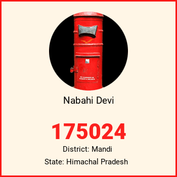 Nabahi Devi pin code, district Mandi in Himachal Pradesh