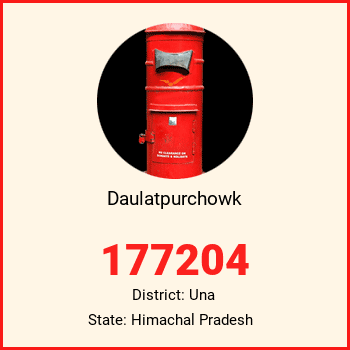 Daulatpurchowk pin code, district Una in Himachal Pradesh