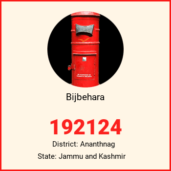 Bijbehara pin code, district Ananthnag in Jammu and Kashmir