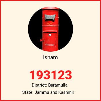 Isham pin code, district Baramulla in Jammu and Kashmir
