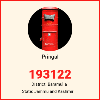 Pringal pin code, district Baramulla in Jammu and Kashmir