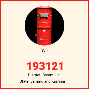 Yal pin code, district Baramulla in Jammu and Kashmir