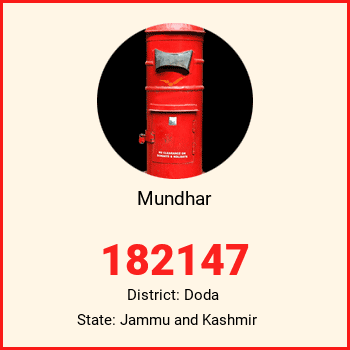 Mundhar pin code, district Doda in Jammu and Kashmir