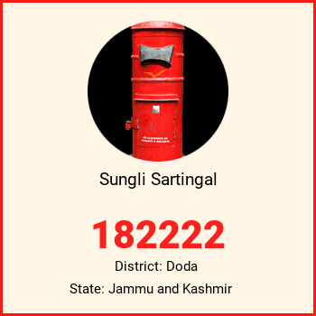 Sungli Sartingal pin code, district Doda in Jammu and Kashmir
