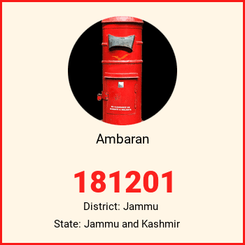Ambaran pin code, district Jammu in Jammu and Kashmir